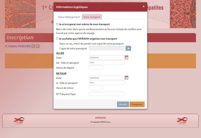 Gestion des inscriptions en ligne - Accder  mon dossier